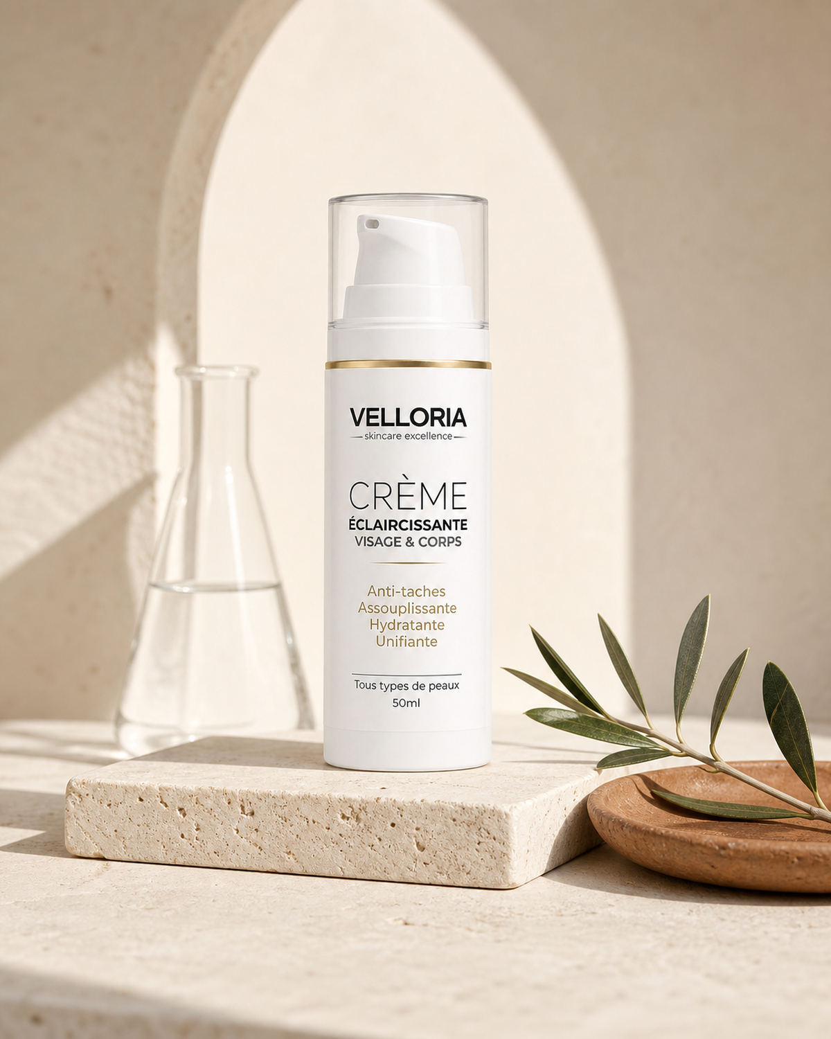 Signature VELLORIA, formulation précise et savoir-faire tunisien